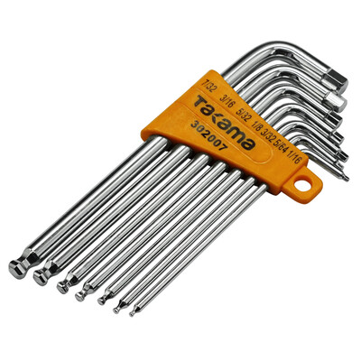 

Takama 302007 7-piece ball head hex wrench set inch hex driver S2