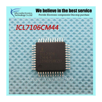 

10PCS free shipping ICL7106 ICL7106CM44 QFP44 LCD Drivers WANNEAL ADC 35DIG LCD DRVR COM new original