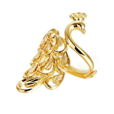 

Yoursfs Fashion Gold - plated rings ring for women Peacock shape Gold fashion tail ring