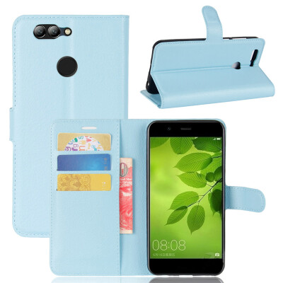 

GANGXUN Huawei Nova 2 Case High Quality PU Leather Flip Cover Kickstand Anti-shock Wallet Case for Huawei Nova 2