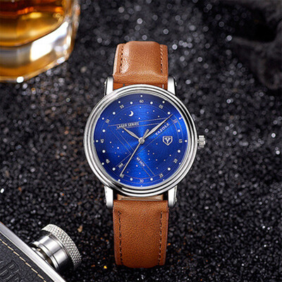 

YAZOLE Fashion Casual Starry Sky Mens Watches 2017 Men Business Wrist Watch Men Waterproof Quartz Wristwatch