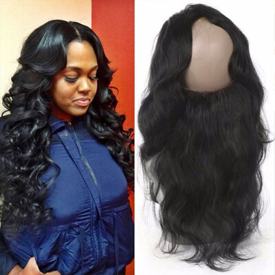 

Peruvian Virgin Hair Body Wave 360 Lace Frontal Closure Peruvian Pre Plucked Natural Hairline Virgin Hair Body Wave 360 Lace Band