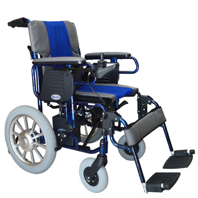 

Hubang electric wheelchairs (hubang) to strengthen aluminum folding removable mute brushless motor lithium HBLD2-B