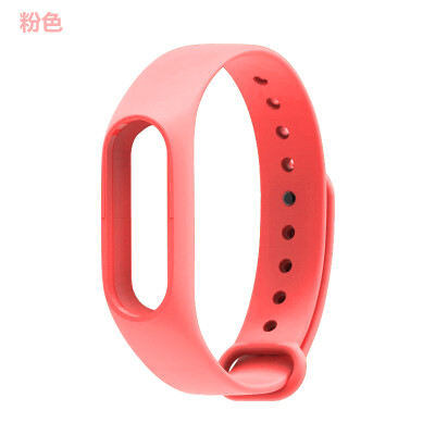 

Replaceable Silicone Wrist Strap for Xiaomi Mi Band 2 Pink