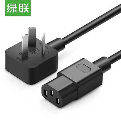 

Green Alliance UGREEN computer host power line desktop display GB national standard female three-hole power supply cable plug electric rice cooker wire 15 meters gray 30568