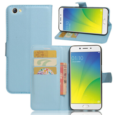 

GANGXUN Oppo F3 Plus Case High Quality PU Leather Flip Cover Kickstand Anti-shock Wallet Case for Oppo R9s Plus