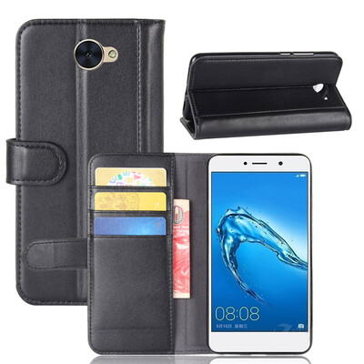

GANGXUN Huawei Y7 Чехол из натуральной кожи Magnetic Flip Cover Kickstand Слот для карт Wallet Coque для Huawei Y7