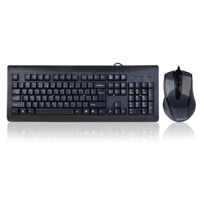 

Кнопка (A4TECH) KB-N8510 проводной мыши и черный двойной интерфейс клавиатуры установлен клавиатура компьютера U