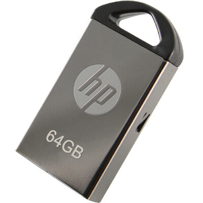 

Hewlett-Packard (HP) U диск U v221w темперамент маленький серебристый металлик 64G