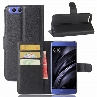

GANGXUN Xiaomi Mi 6 Чехол из высококачественной кожи PU с флип-чехлом Kickstand Anti-shock Кошелек для Xiaomi Mi 6