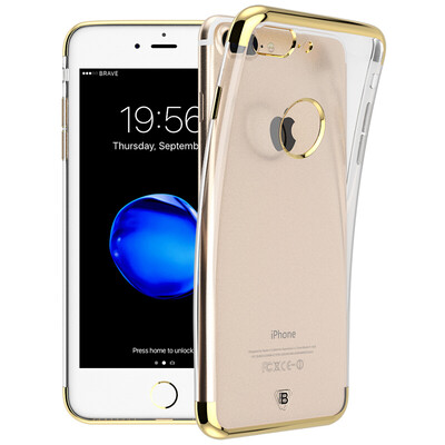 

BIAZE Apple 7 Plus / 8 Plus Телефонный чехол iPhone7 Plus / 8 Plus Протекторное покрытие TPU Всеобъемлющий прозрачный кристалл JK116-Tuhao Gold