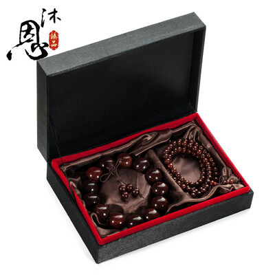 

Mu You lobular red sandalwood hand string old material gift set 15mmx15 stars + 6mmx108 TZ00060