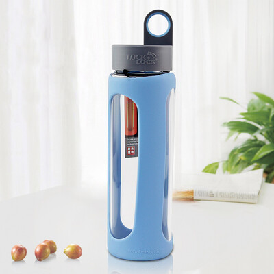 

lock&lock heat-resistant glass cup -I type 510ml LLG933B sky blue