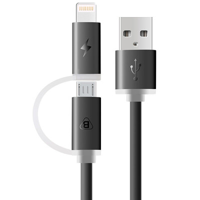 

Кабель Micro USB и Lightning 8 pin для зарядки и передачи данных Biaze K3