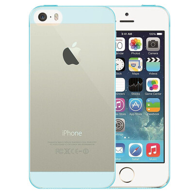 

BIAZE компании Apple 5S / SE / 5 iPhone5S телефон оболочки / SE / 5 Выдерживает падение защитная оболочка прозрачна все включено мягкая оболочка синий свежие серии JK01-