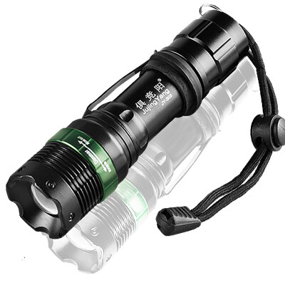 

New 3 Switch Mode Q5 Tactical torch Rechargeable zoomable Led flahlight Powerful Hand Spotlight for Backpack Bike