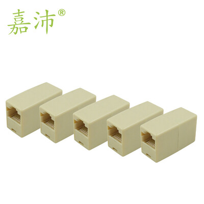 

Jia Pei TV-211X5 сетевой разъем RJ45 сетевой двухстрочный удлинитель кабеля через модуль 5 бежевый