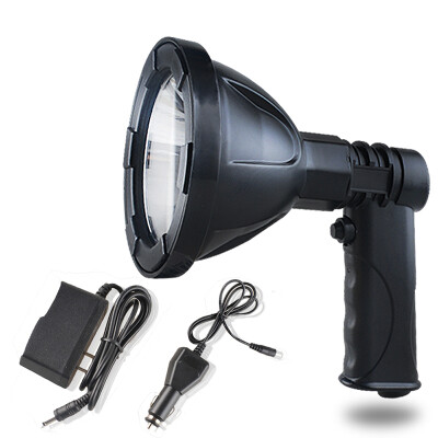 

Handheld searchlight Rechargeable 12V T6 LED spotlight for hunting,camping,fishing