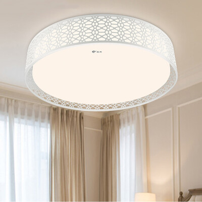 

Круговая освещение LED потолочный светильник современной гостиной зажигает простой атмосферная спальня лампа теплого алюминия XD50046 / 224w три секции тонера 54 * 11см