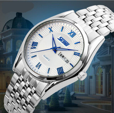 

Quartz fashion male watch waterproof retro watch fashion watch calendar calendar watch as gift for men