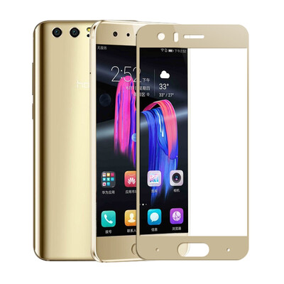 

2 pieces Langke Huawei glory 9 tempered film full-screen coated tempered film high-definition explosion-proof mobile phone protective film for glory 9 gold