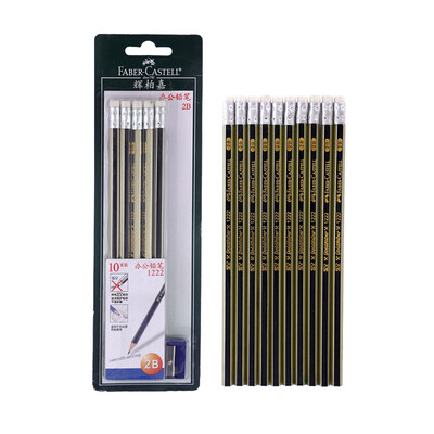 

Faber-castell office pencil hexagonal pen writing pencil 1222-2B 10-piece pencil