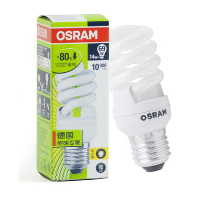 

OSRAM OSRAM T2 Миниатюрная спиральная энергосберегающая лампа 14W Теплый белый E27