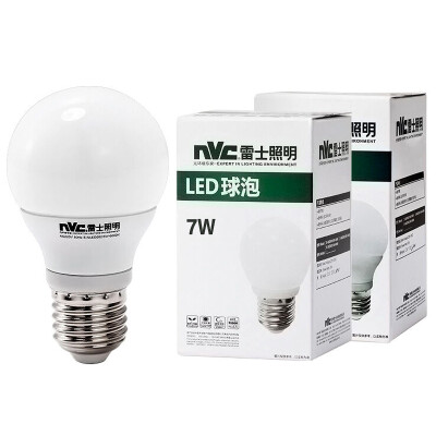 

【Jingdong Supermarket】 NVC (NVC) LED Bulb Bulb 7W E27 large screw mouth energy saving lamp yellow light 3000K