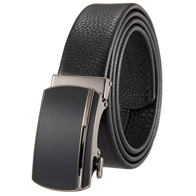 

Goldlion Mens Belt Mens Pants Automatic Buckle Belt Casual Fashion Mens Belt Black MS725407-46291 110-120CM