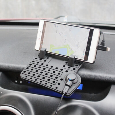 

Hua decorative car phone bracket magnetic sucker instrument table creative multi-purpose non-slip mat car bracket upgrade section multi-function car phone bracket