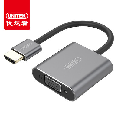 

Улучшенный человек (UNITEK) HDMI переключатель VGA конвертер HD видео адаптер заголовок интерфейса HDMI видео кабель для ноутбука проекторов адаптер Y-5325GY