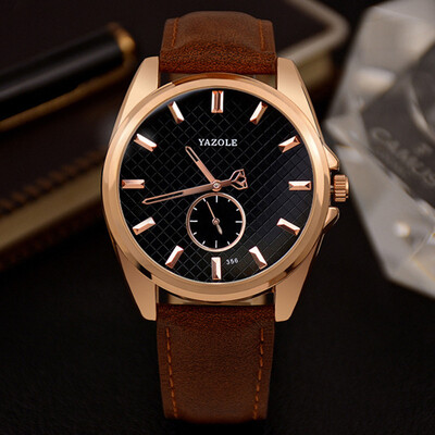 

Luxury Brand YAZOLE Business Watches Men 2017 Fashion Double Hand Calendar Quartz Watch Men Casual Wristwatch