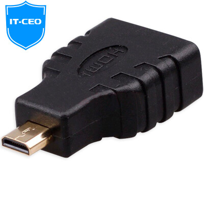 

IT-CEO V7XF21 HDMI female to MICRO micro HDMI switch connector two-way mobile phone conversion head standard turn D-type high-definition black