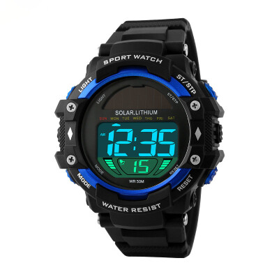 

Solar energy sports electronic watch as gift for men's