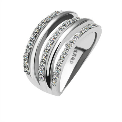 

Yoursfs Hot Fashion Rings for Women Ring Zirconia Micro Paved Women Anel