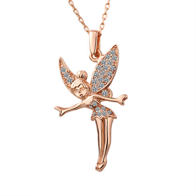 

Yoursfs @ Gold Plated Tinkerbell Pendant Necklace для девочек-подростков Симпатичные рождественские подарки Maxi Necklace Online Shopping India