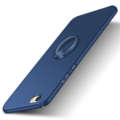 

Phone Case For vivo X7 Ultra Thin Slim Cover Simple PC Back Ring Holder 360°Rotation Protection For vivo X7