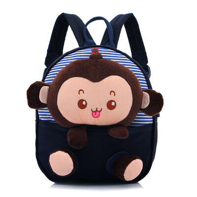 

Cartoon kindergarten little monkey shoulder bag as gift for children