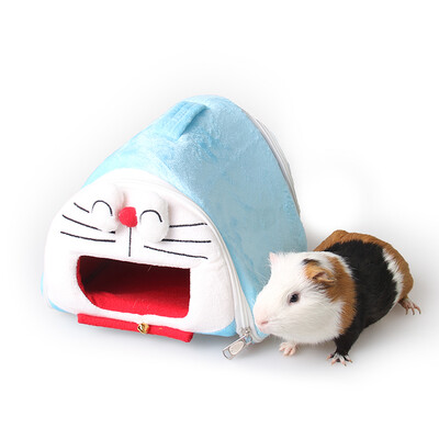 

Kyrgyzstan Tsai small small nest ding when the cat shape of the warm nest hedgehogs nest catwalk hamsters nest cartoon shape nest can be washed&washed carry a lovely mini-nest M