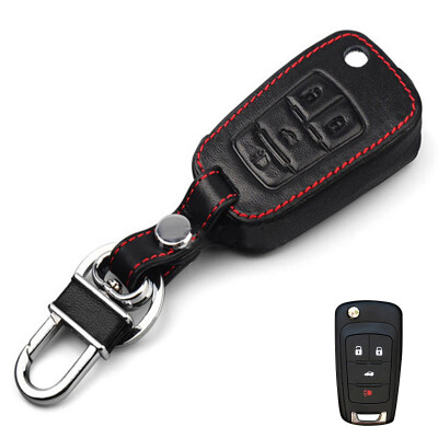 

Huashi Chevrolet Key Bag Folding Four Buttons Black Kovaz Mai Rui Bao Cruze Love Only Europe Chuangkupaike Lele Scenic Leather Key Case