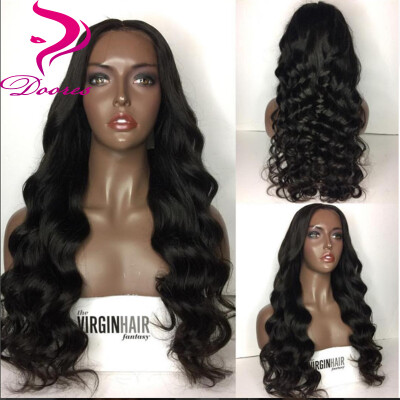 

9A Grade Full Lace Wigs With Baby Hair 150 Density Body Wave Brazilian Virgin Human Hair Wigs For Black Women With Bleached Knots