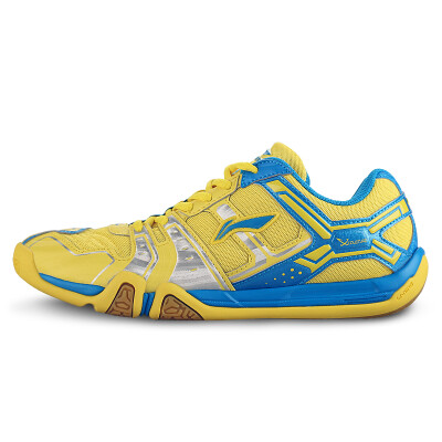 

Li-Ning Men's Portable Wear-Resisting Badminton Shoes Li Ning Anti-Slippery Damping Lace-Up Outdoor Sports Sneakers