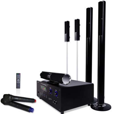 

Dual Novo SA6305 Home Theater 5.1 Set Sound Mixer Household Amplifier Subwoofer KTV Living Room TV Speaker 5.1 Home Theater Six-piece Set