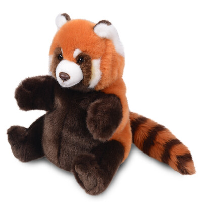 

National Geographic NATIONALGEOGRAPHIC Hand Dolls Series Animal Dolls Plush Pants Even Simulation Model Children Baby Animals World Toys Red Panda Hand Even 10 &quot