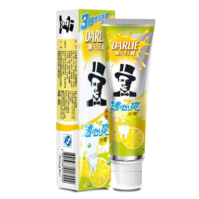

Черный (Darlie) через сердце Шуан зубная паста 120г (лимон)