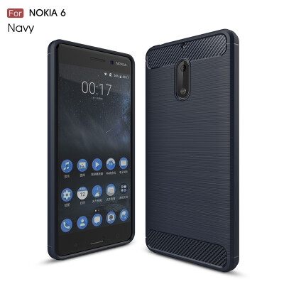 

GANGXUN Nokia 6 Case Anti-Slippery Устойчивая к царапинам легкая мягкая задняя крышка из кремния для Nokia 6