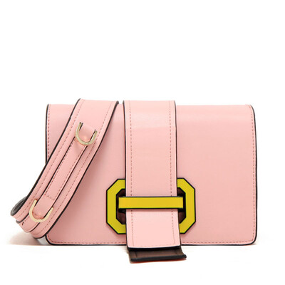 

MICOCAH Women Summer New Stitching Small Square Bag Wide Shoulder Messenger Bag 4 Colors CH50006