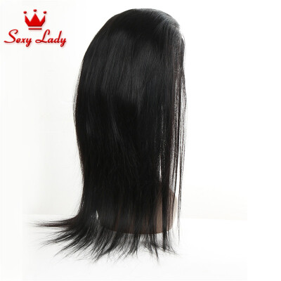 

8A Pre Plucked 360 Lace Frontal Closure Brazilian Virgin Hair Straight 360 Frontal With Natural Hairline Baby Hair Frontals 360