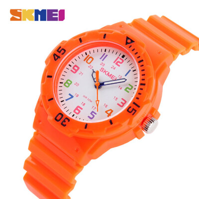 

SKMEI Fashion Casual Children Watches 50M Waterproof Quartz Wristwatches Jelly Kids Clock boys Hours girls Students Watch 1043