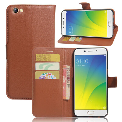 

GANGXUN Oppo F3 Plus Case High Quality PU Leather Flip Cover Kickstand Anti-shock Wallet Case for Oppo R9s Plus